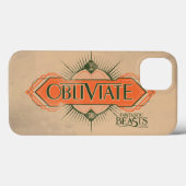 Oranje Art Deco Obliviate Spell Grafisch Case-Mate iPhone Case (Achterkant (horizontaal))