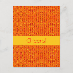 Oranje Aztek Briefkaart