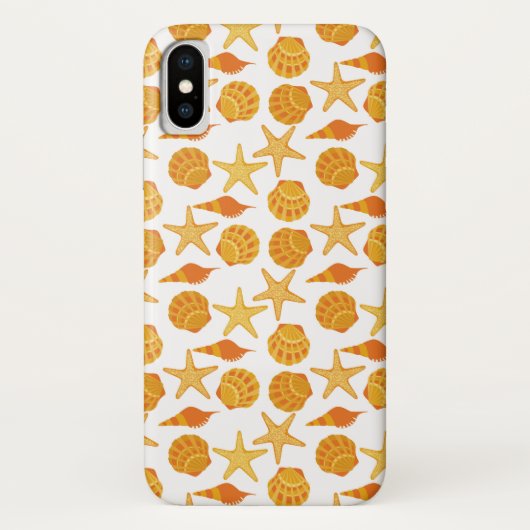 Oranje balkpatroon Case-Mate iPhone case (Achterkant)