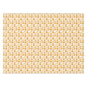 Oranje balkpatroon tafelkleed (Voorkant (Horizontaal))