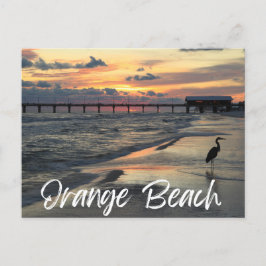 Oranje Beach Alabama Briefkaart