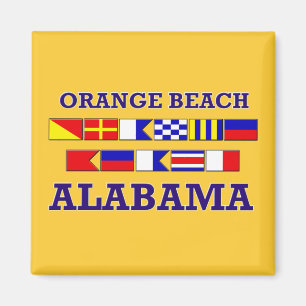 Oranje Beach Flags Magnet Magneet
