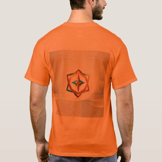 Oranje Beats: DJ Designing Vibes T-shirt (Achterkant)