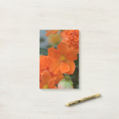 Oranje Begonias Post-it® Notes (Op bureau)