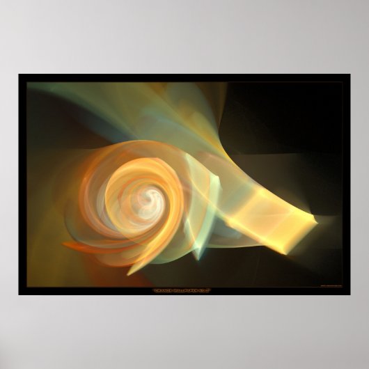 oranje behang nr . 3 poster (Voorkant)