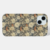 Oranje Beige  bloemen en bladeren Case-Mate iPhone Case (Achterkant (horizontaal))