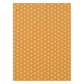 Oranje Beige Triple Spiral Arab Pattern Tafelkleed (Voorkant)