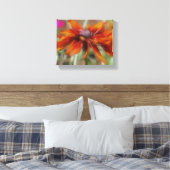 Oranje Black Eyed Susan Canvas Afdruk (Insitu (Slaapkamer))