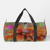 Oranje Black Eyed Susan Flower Art gepersonaliseer Plunjezak (Achterkant)