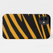 ORANJE BLACK TIGER STRIPES PATROON Case-Mate iPhone CASE (Achterkant (horizontaal))
