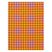 Oranje Blauw Geel Stippen Design Tafelkleed (Voorkant)