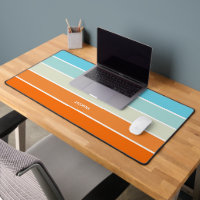 Oranje Blauw Groen Kleurenblokstrepen met Naam