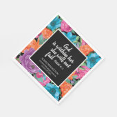 Oranje Blauwgroen Christelijk Afstuderen van Flora Servet (Hoek)