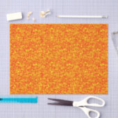 Oranje bloed Faux Glitter & Sparkles Pattern Tissuepapier (Craft)