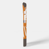 Oranje bloem gepersonaliseerde naam Case-Mate iPhone case (Achterkant / Links)