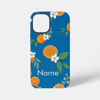 oranje bloem mobiele telefoon hoesje iPhone 12 mini hoesje