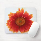 oranje bloem muismat (Met muis)