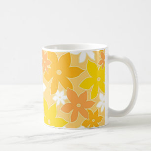 Oranje bloemen - Mok