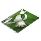 Oranje bloesem notitieboek (Linkerzijde)