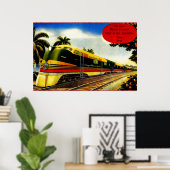 Oranje bloesem speciale trein 1939 Poster (Thuiskantoor)