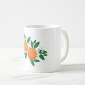 Oranje bloesems koffiemok (Voorkant rechts)