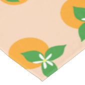 Oranje bloesems tafelkleed (Gekanteld)