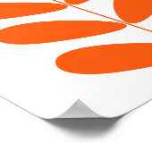 Oranje blokjes midden midden midden midden midden poster (Hoek)