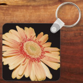 Oranje Bloom Sleutelhanger (Achterkant)