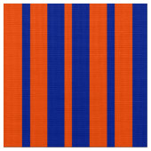 Oranje Blue Stijlvolle Strepen Patroonontwerp Stof (Close Up)