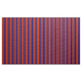 Oranje Blue Stijlvolle Strepen Patroonontwerp Stof (Yard (91,4 cm))