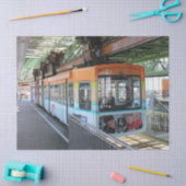 Oranje Blue Wuppertal Floating Train Tissuepapier (Craft)