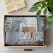 Oranje Blue Wuppertal Floating Train Tissuepapier (Geschenk)