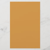 Oranje Bogundy Floral Greenery Lined Briefpapier (Achterkant)