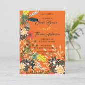 ORANJE BOHO-PLATTELAND KAART (Staand voorkant)