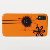 Oranje bokflesje met halloween Case-Mate iPhone case (Achterkant (horizontaal))