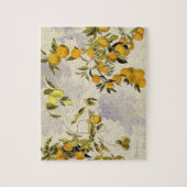 Oranje bomen, 1863 (m/c, pen en inkt boven grafiet legpuzzel (Verticaal)