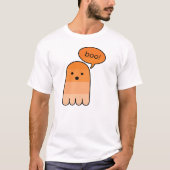 Oranje Boo Ghost T-shirt (Voorkant)