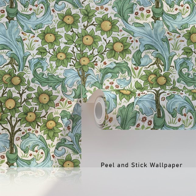 Oranje boom Acanthus Orchard Pattern Morris Behang (Creator heeft geüpload)