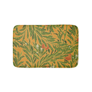 Oranje boom  behangpatroon Art Nouveau Badmat