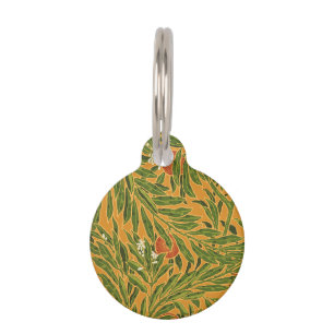 Oranje boom  behangpatroon Art Nouveau Huisdierpenning