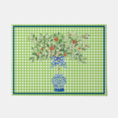 Oranje Boom Ginger Jar Topiary Doormat Mat Rug (Voorkant)