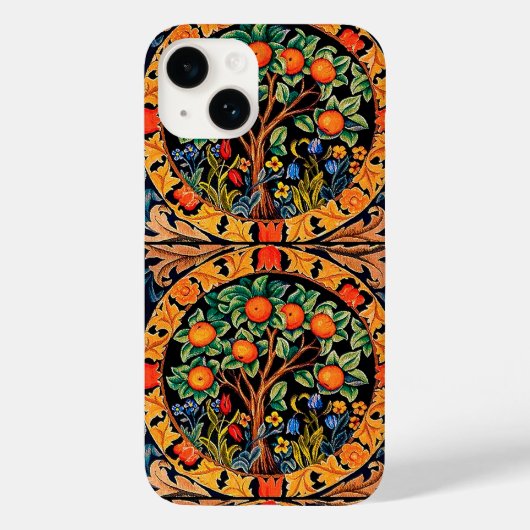 ORANJE BOOM MET GROENE LEZEN, STROMEN Case-Mate iPhone CASE (Achterkant)