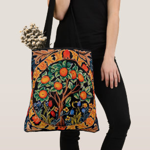 ORANJE BOOM MET GROENE LEZEN, STROMEN DRAAGTAS