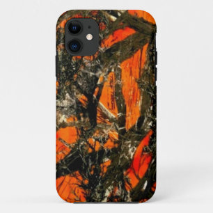 "Oranje boomtak Camouflage" iPhone 11 Hoesje