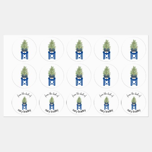 Oranje bovengronds boomgaard tuinbouwbedrijf labels (Vel)