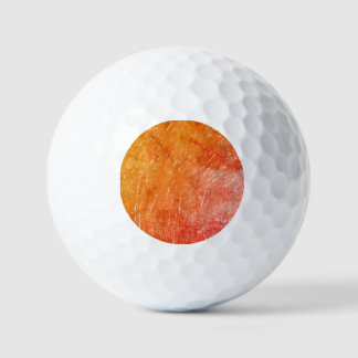 Oranje brand golfballen