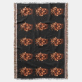 Oranje brandblusbak deken (Voorkant Verticaal)