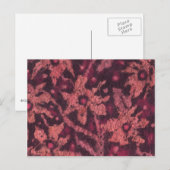 Oranje briefkaart voor het schilderen van vilt (Voorkant / Achterkant)