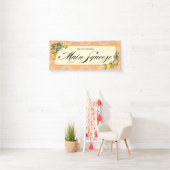Oranje Bruiloft Banner (Insitu)
