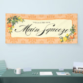 Oranje Bruiloft Banner (Beurs)